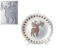 блюдо коллекция x-mas d21.3х2см стекло