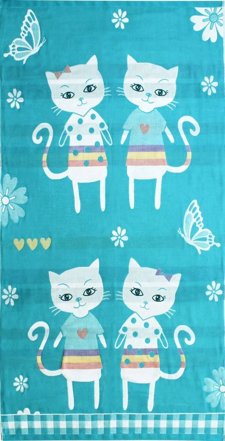 Полотенце Кошки 70х140см