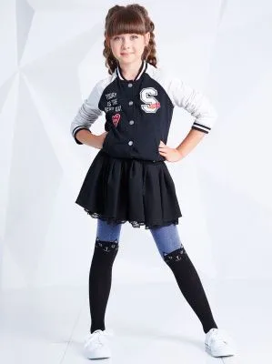 "Giulia" колготки D003 Junior (р.134-140 denim)