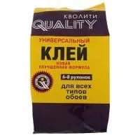 Клей обойный QUALITY 200г универсальный, пакет