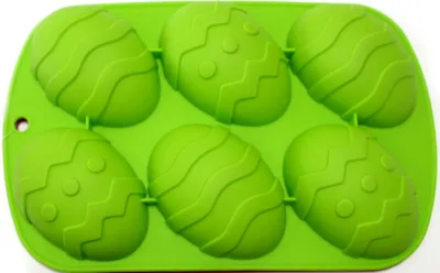 Форма для выпечки ATMIKA Пасхальная силиконовая (зел.)