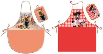 Кухонный набор фартук-печать 1/2, прихватка 1шт)