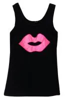 Майка для девочки Губы арт.5382