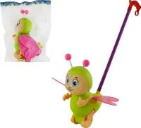 Игрушка Каталка на палочке Бабочка, ручка 38см 18х32см