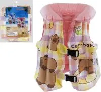 Жилет надувной для плавания Цвет: розовый