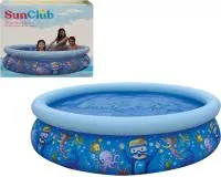 Бассейн надувной Подводный мир 3D d205х47см 85,5л, для взрослых