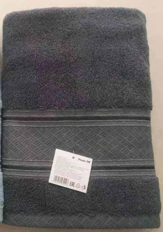 Полотенце махровое 33х74см вес 100 г плотность 410г/м2 100% хлопок