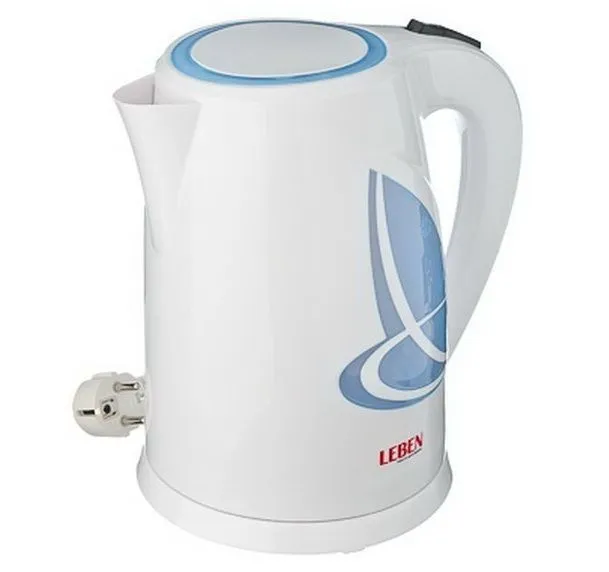 Чайник электрический LEBEN 1800мл 1800Вт стекло
