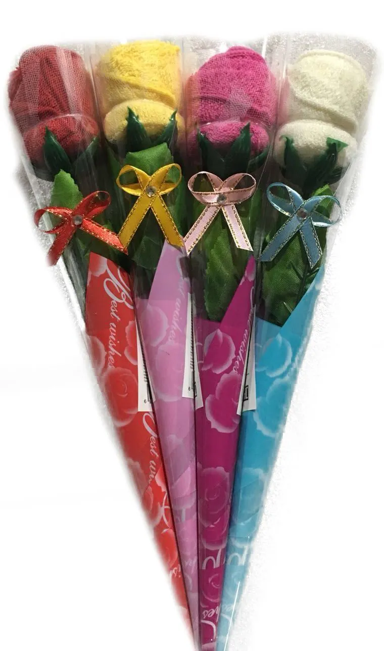 Полотенце Роза размер 20х20см 100% хлопок, плотность 300гр/м2 Вес 12гр п/у