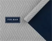 Бумага упаковочная For man 70×100см глянцевая двухсторонняя 
