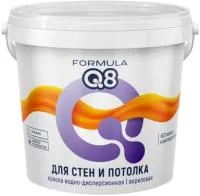 Краска FORMULA Q8 1,4кг ВД полиакрил интерьерная белоснежная  