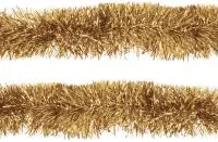 Мишура с длинным ворсом d8х200см Цвет: золото