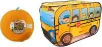 Игровая палатка-домик Школьный автобус 114х73х73см Размер в упаковке: 38х38х5см