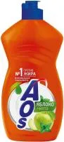 Средство моющее AOS 450мл для посуды Яблоко и мята