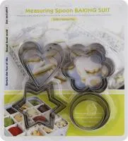 формы для выпечки фигурные, 12шт, 4 вида