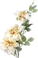 Букет декоративный Георгины в инее 82х13х15см