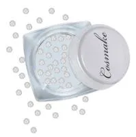 Декор для ногтей COSMAKE Стразы металлические 1мм в банке 50шт в ассортименте