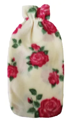Мешок 17х28см универсальный, флис с люрексом (LT002 "Розы")