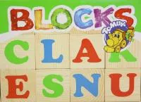 Игровой набор Кубики английский 12шт