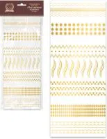 Пасхальный набор MARMITON Термоэтикетки Пасхальное золото 2шт по 7 наклеек