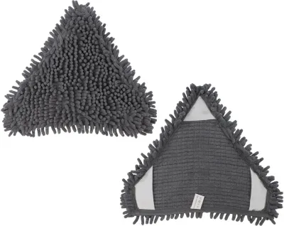 Запасная часть-МОП NataM из микрофибры к швабре JH073 Размер: 31х28cм (цвет: серый)