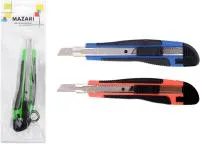 Нож канцелярский 9мм MAZARI 