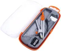 Готовальня PERFECTA 7пр School оранжевая