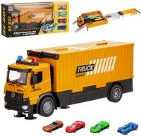 Игровой набор Парковка Beboy 4 автомобиля,  свет/звук эффекты, подвижные элементы Размер: 31х11х9см