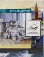 Комплект постельного белья Satin collection 1.5сп 4 предмета микросатин Шелест/Эльф