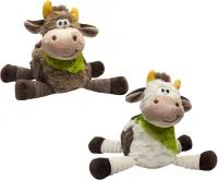 Игрушка мягкая Бык в платке лежит 9х22х19см