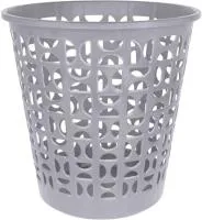 Корзина для бумаг Spin&Clean Disco Цвет: серебряный