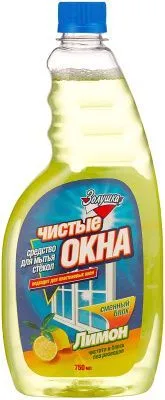 Стеклоочиститель ЗОЛУШКА Чистые окна 500мл запасной блок (Лимон // Ч21-4)