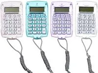 Калькулятор MAZARI AG10 карманный 100х52мм 8 разрядов цветной на шнурке