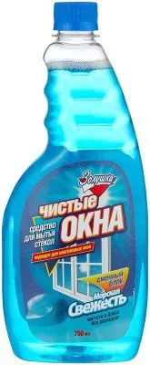 Стеклоочиститель ЗОЛУШКА Чистые окна 500мл запасной блок (Морская свежесть // Ч21-5)