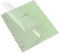 Тетрадь 12л 6 клетка+4линия ErKr CoverProFiz Классика зеленая