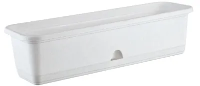 Балконный ящик с поддоном 600мм (мраморный)