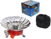 Плита газовая портативная с пьезоподжигом, в ветрозащитным экраном