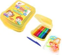 Пластилин 12цв 180г ЛУЧ Кроха мягкий со стеклом