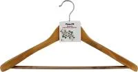 Вешалка деревянная широкая Размер: 24х45х5.8см. Цвет: светлое дерево