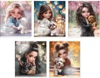 Тетрадь 12л клетка ФЕНИКС Верные друзья