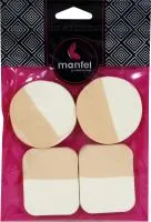 Спонжи для макияжа 4шт mix