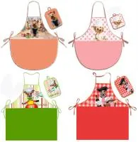 Кухонный набор фартук-печать 1/2, прихватка 1шт)