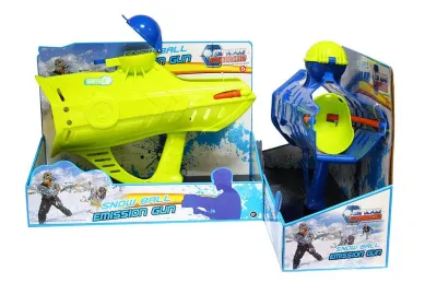 Набор игровой Снежкометатель со встроенным снежколепом+2 мягких снежка (синий // 1559378)