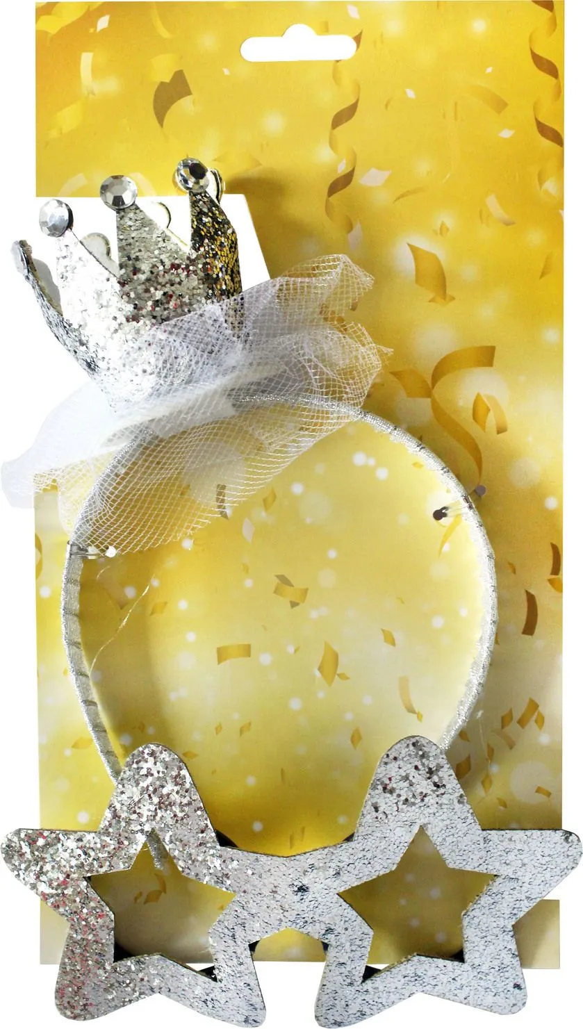 Набор аксессуаров Принцесса корона 19х12.5см и очки 16.5х8.5см