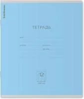 Тетрадь 12л клетка ИДП Классическая голубая