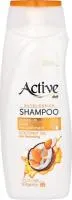 Шампунь ACTIVE 350мл CARE & BEAUTY с кокосовым маслом и вит.B5, питательный (образцы, не для продажи