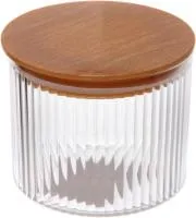 Банка BAMBOO 400мл для продуктов круглая пластиковая 