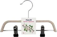 Вешалка с прищепками (для брюк и юбок) Размер: 18х27.5х1.1см Цвет: серый