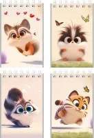 Блокнот 40л А7 ИДП клетка гребень Милые животные-8