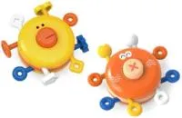 Игрушка развивающая Утенок 2 цвета, 18х12,5х4см